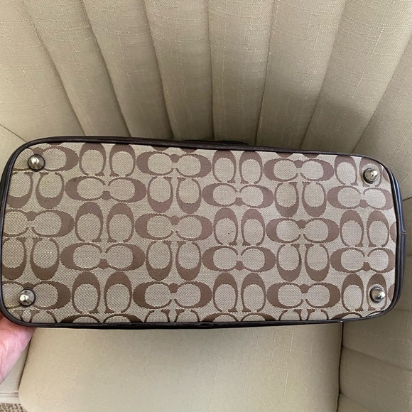Coach signature satchel, brown - Picture 7 of 8